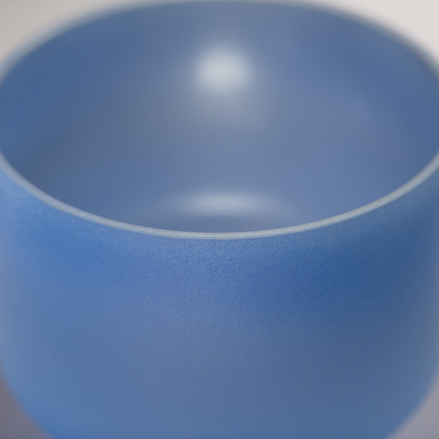 9" A-25 Father Sky Frosted Crystal Singing Bowl