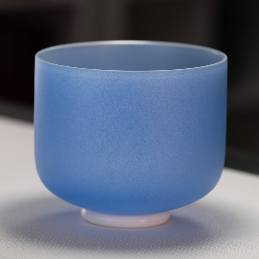 9" G-27 Father Sky Frosted Crystal Singing Bowl