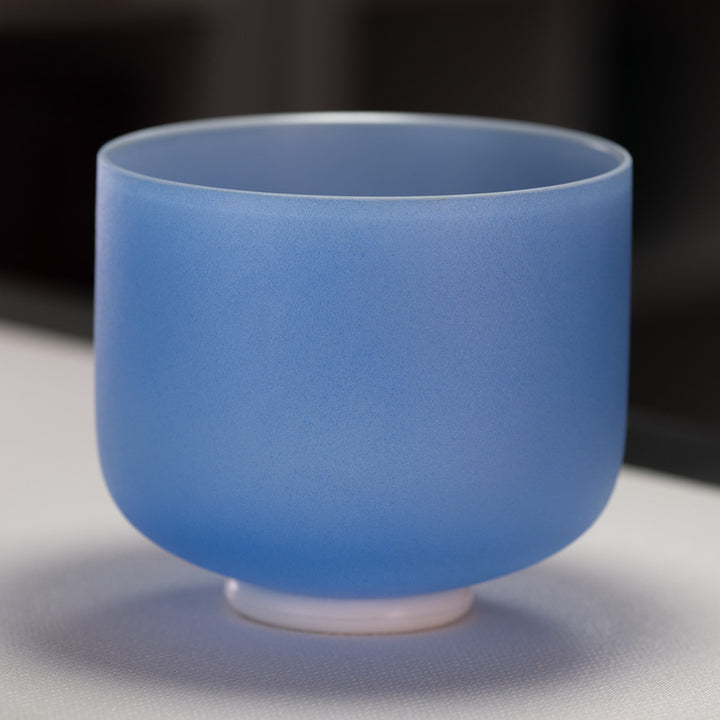 9" G-27 Father Sky Frosted Crystal Singing Bowl