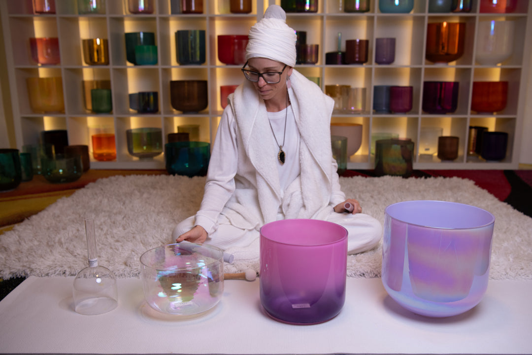 Healing Rituals Crystal Singing Bowl Set