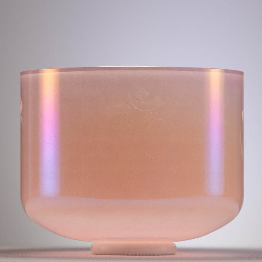 11" A-39 Goddess Glow Crystal Singing Bowl