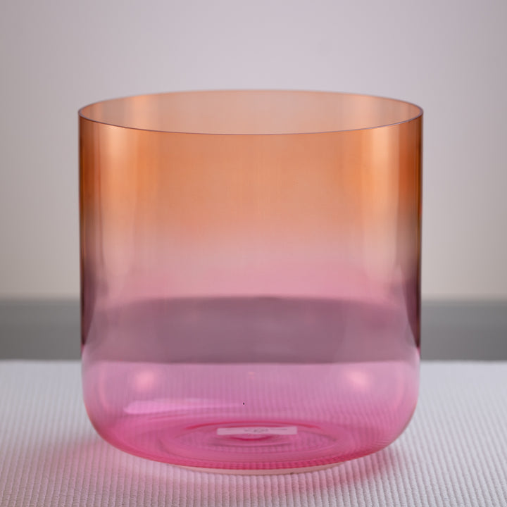 9" E-43 Harmonic Sunrise Crystal Bowl