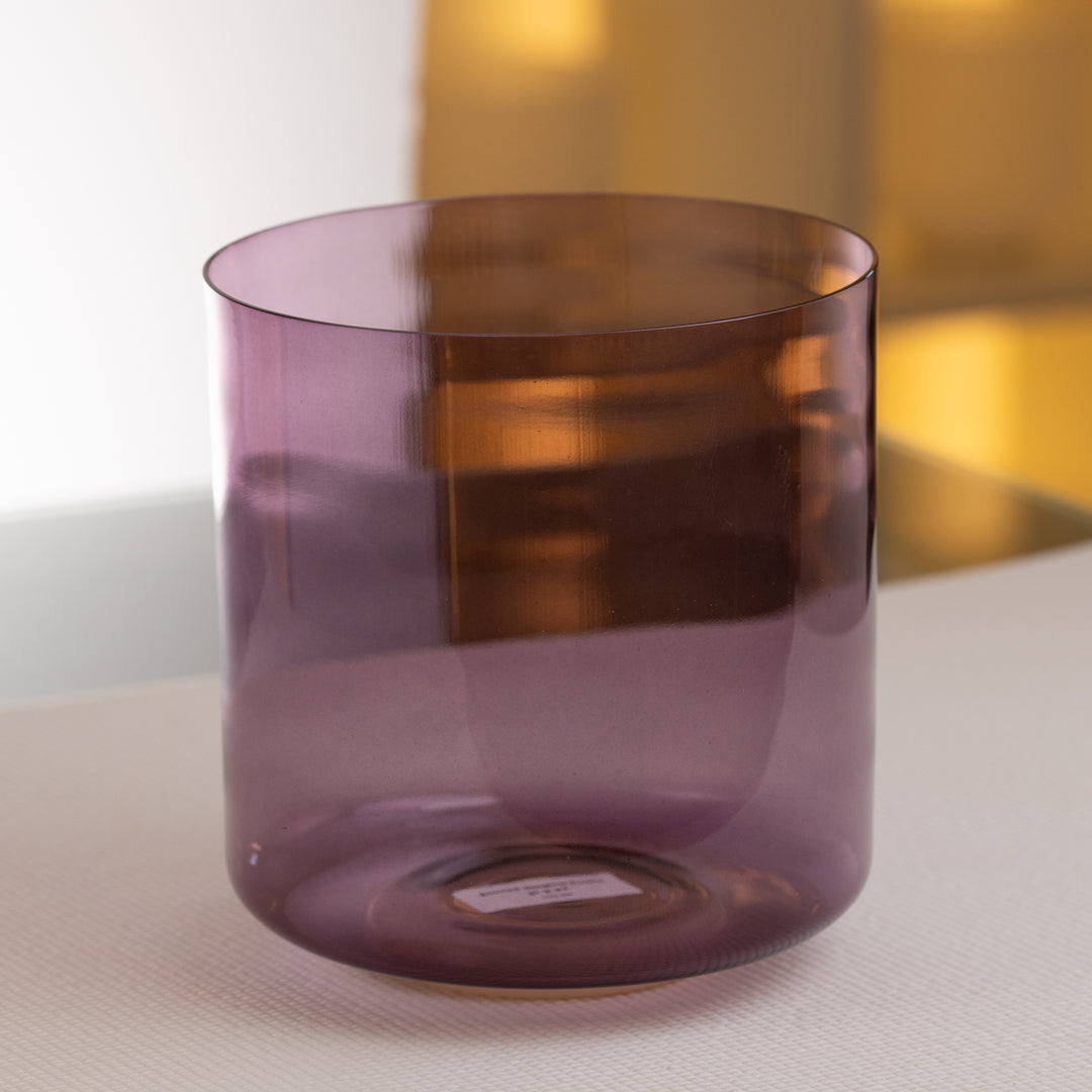 8" E-27 Amethyst Activation Crystal Singing Bowl