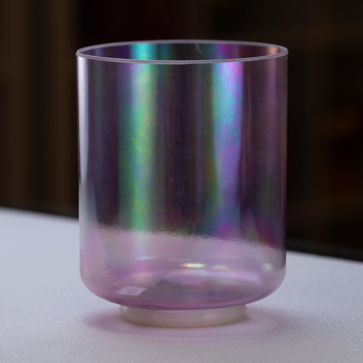 7" D+35 Apophyllite Saint Germain Aura Tall, Crystal Tones™
