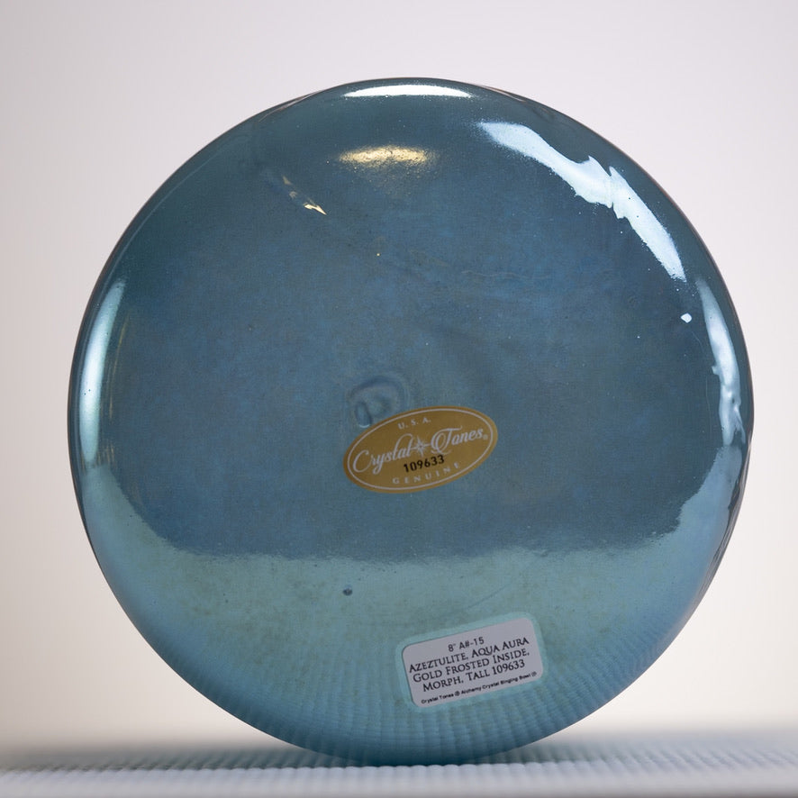 8" A#-15 Azeztulite & Aqua Aura Gold "Morph", Crystal Tones™