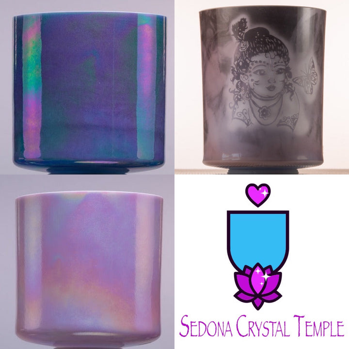 Ascended Master Invocation Crystal Singing Bowl Set