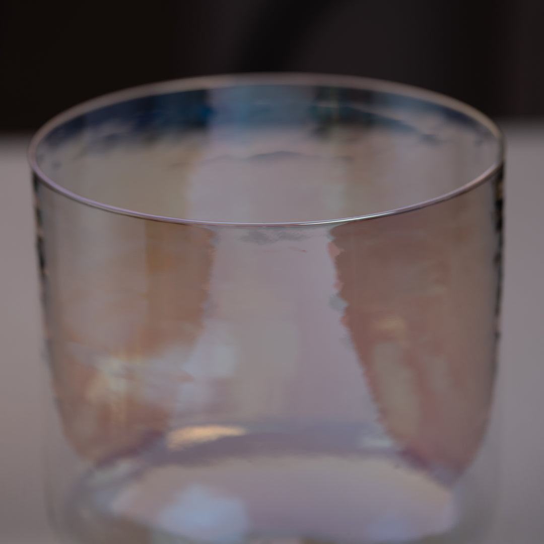9" G-43 Prismatic Crystal Singing Bowl