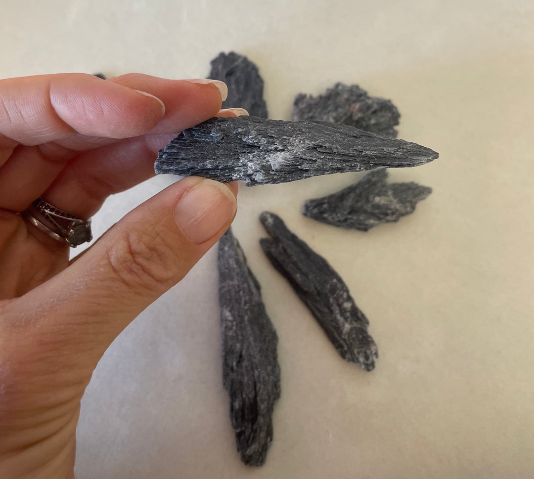 Black Kyanite Blades