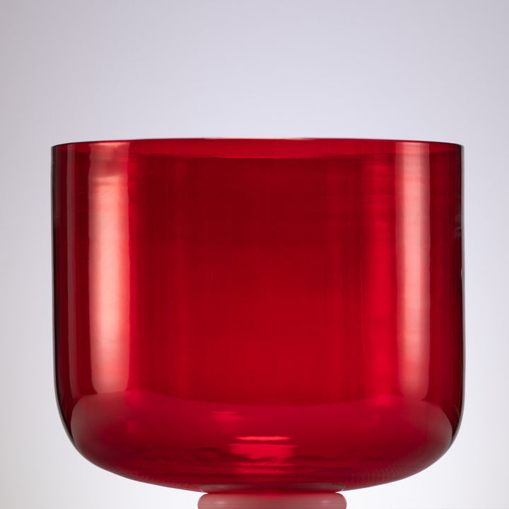 11.75" C#-35 Ruby Ray Crystal Singing Bowl