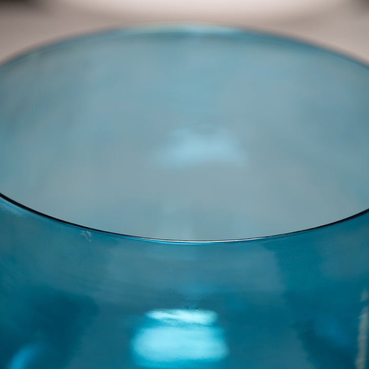 11.75" C-23 Caribbean Blue Crystal Singing Bowl
