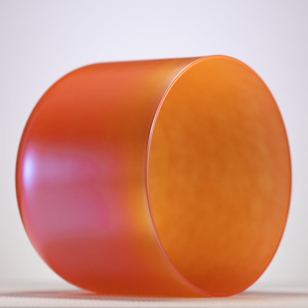 9" C-9 Sunset Serenade Crystal Singing Bowl, Perfect Pitch