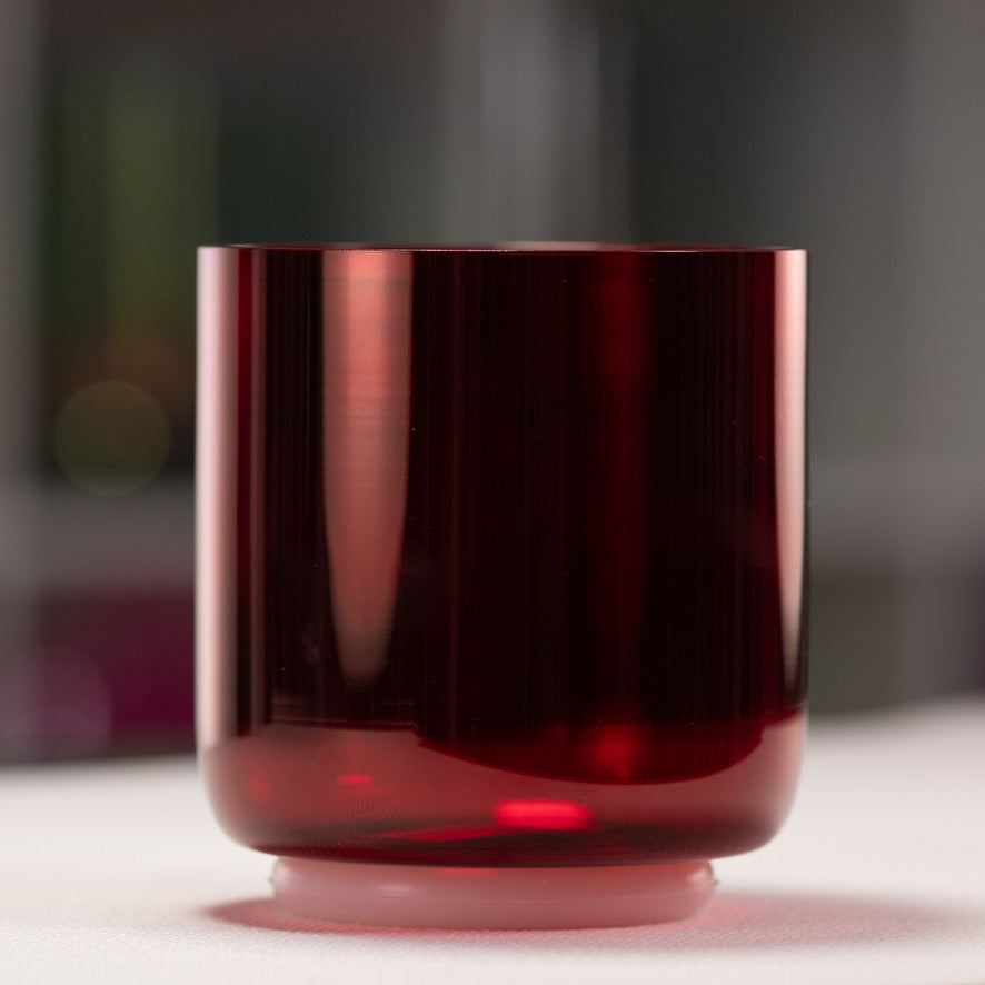 5.75" G#+16 Ruby Ray Crystal Singing Bowl