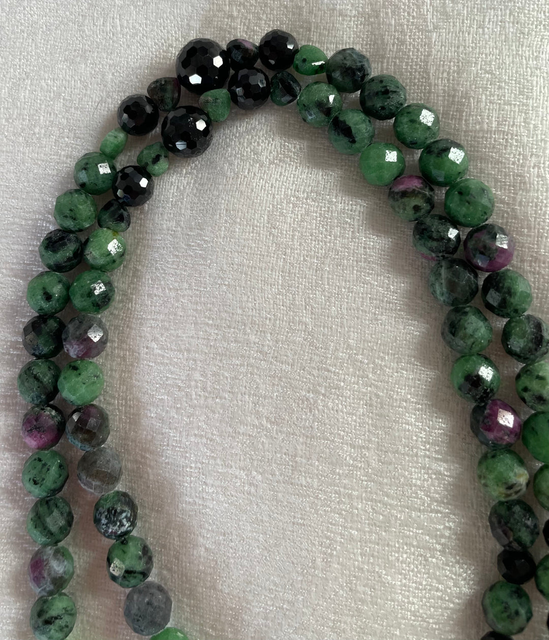 Ruby Zoisite Mala