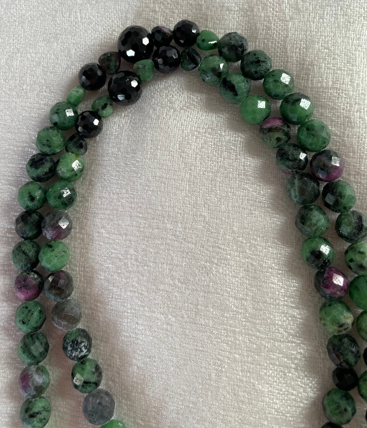 Ruby Zoisite Mala