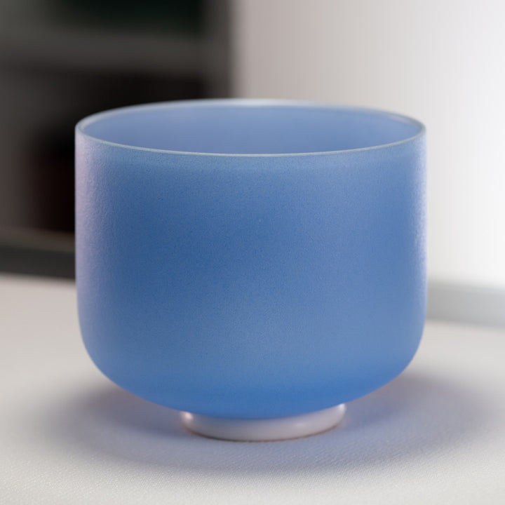 9" G-27 Father Sky Frosted Crystal Singing Bowl