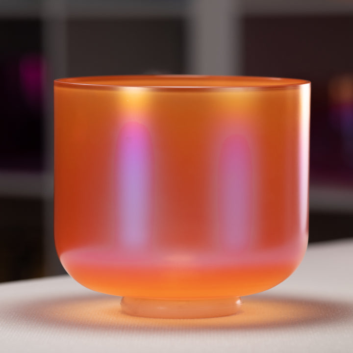 9" C-9 Sunset Serenade Crystal Singing Bowl, Perfect Pitch