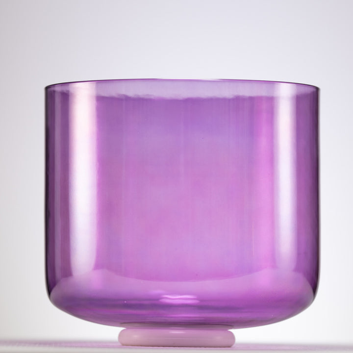 10" F#-13 Lavender Lotus Crystal Singing Bowl