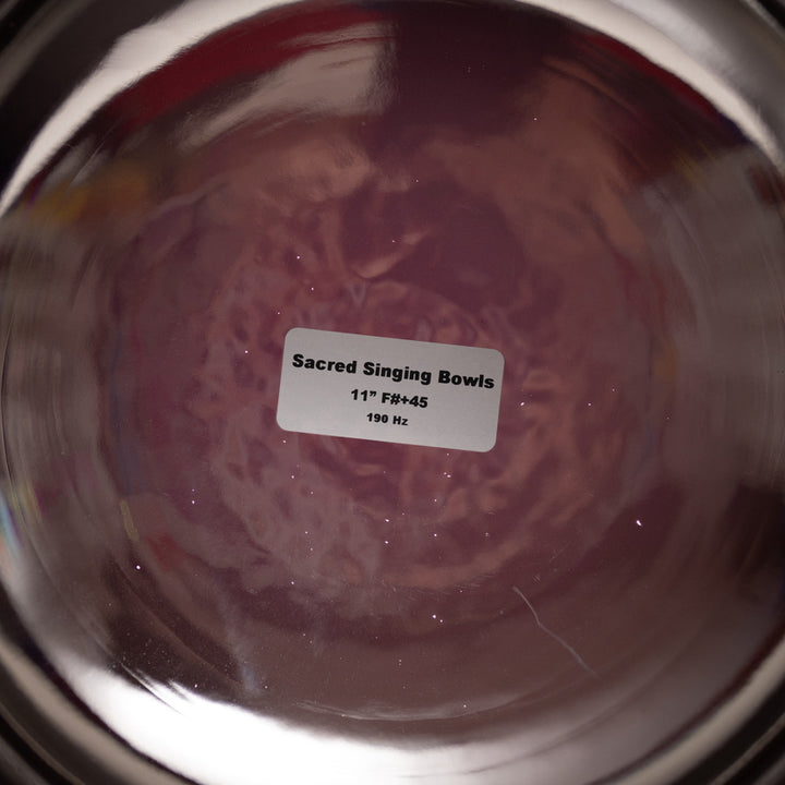 11" F#+45 Radiant Rose Crystal Singing Bowl