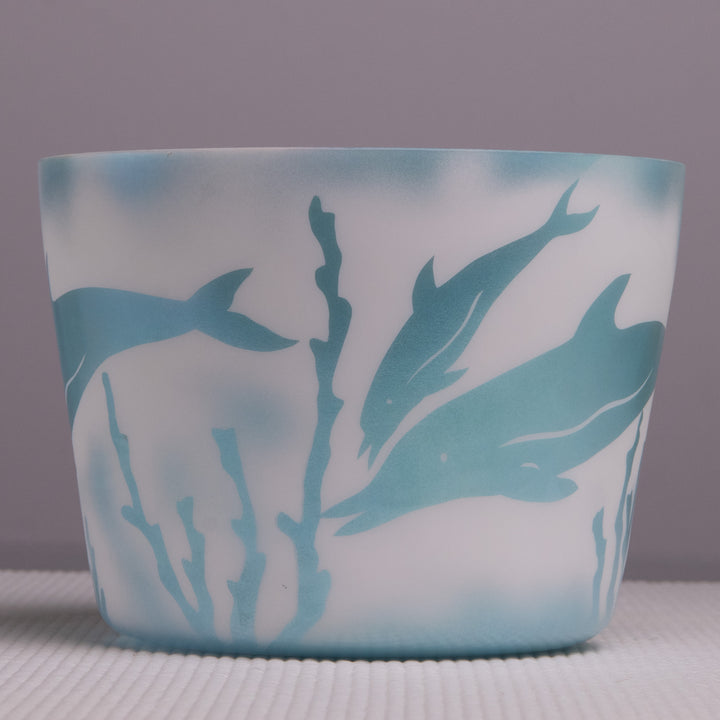 7" A#-50 Dolphin etched Ocean Gold, Crystal Tones™