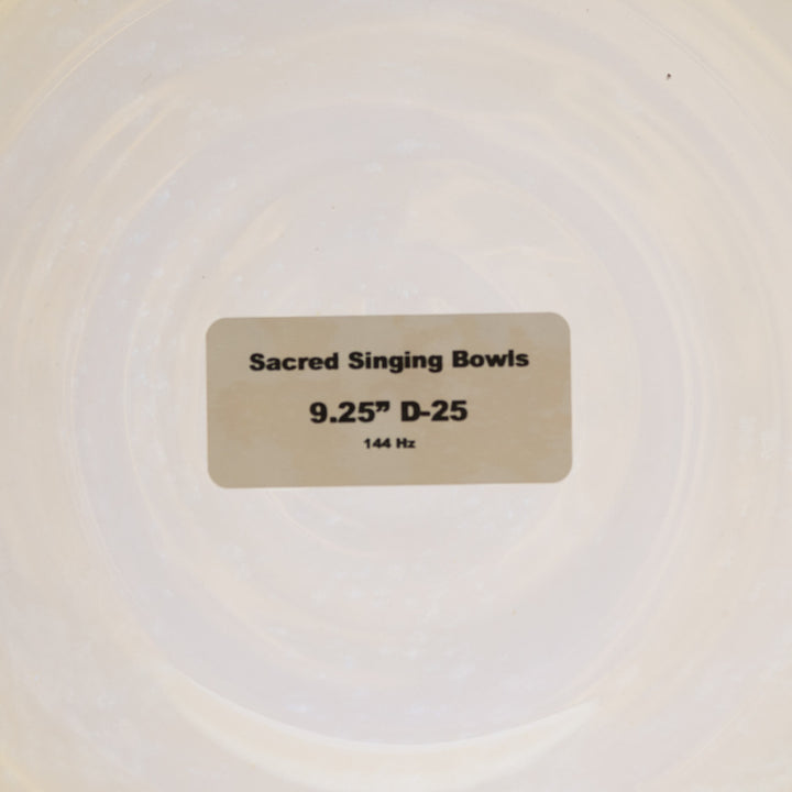 9.25" D-25 Radiant Sun Crystal Singing Bowl