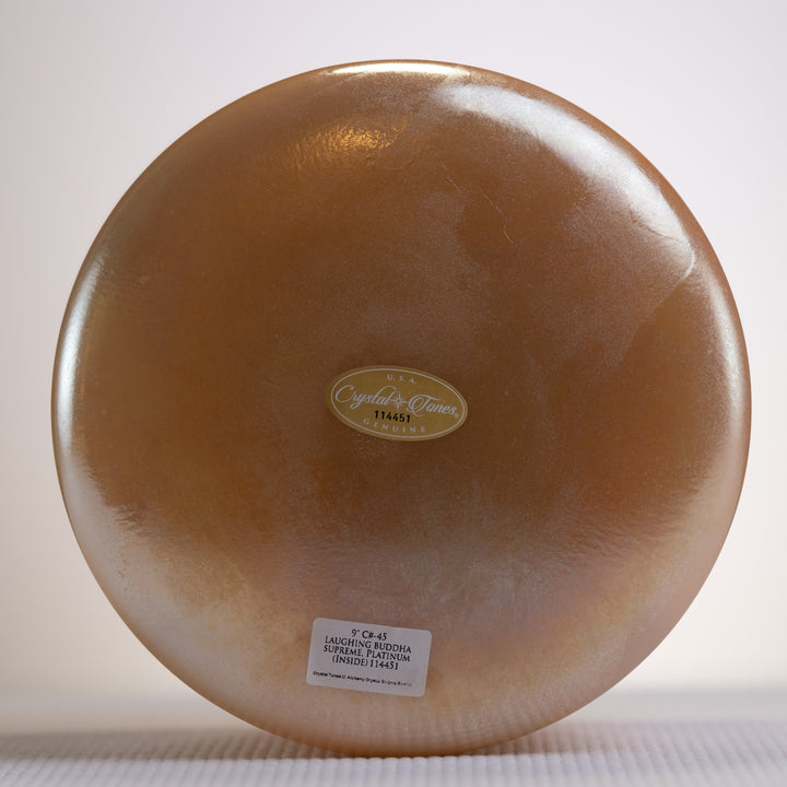 9" C#-45 Laughing Buddha Supreme with Platinum inside, Crystal Tones™