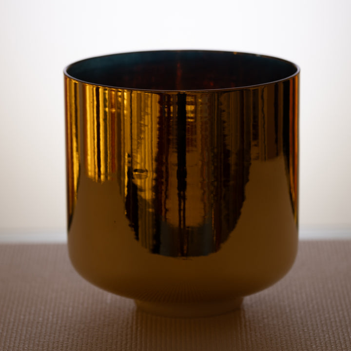 9" G-29 24k Gold & Crystal Singing Bowl
