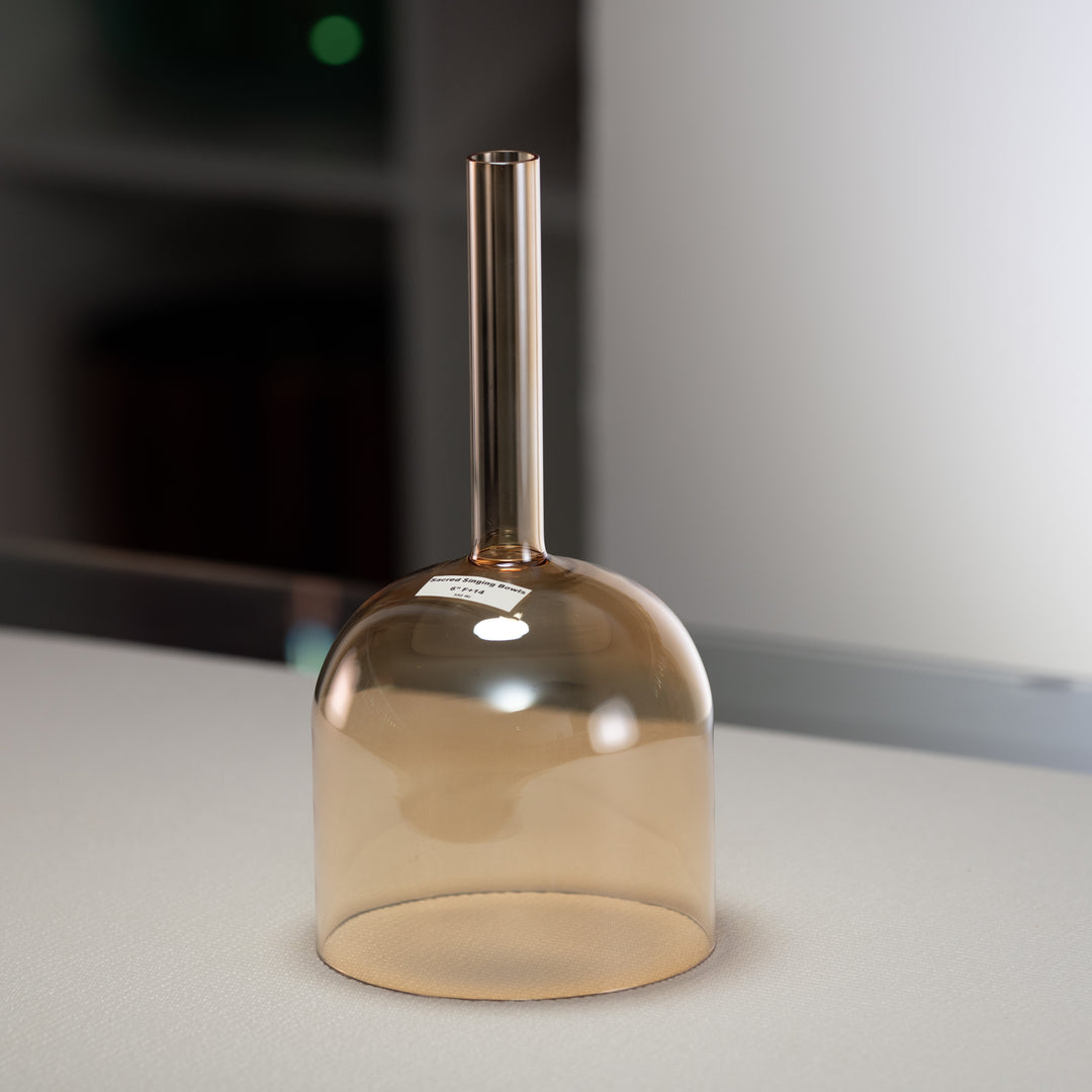 6" F+14 Morning Sun Handheld Crystal Singing Bowl