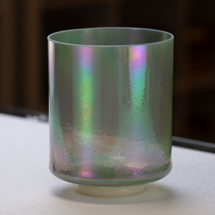 8" C-45 Chrysoprase & Platinum, Crystal Tones™