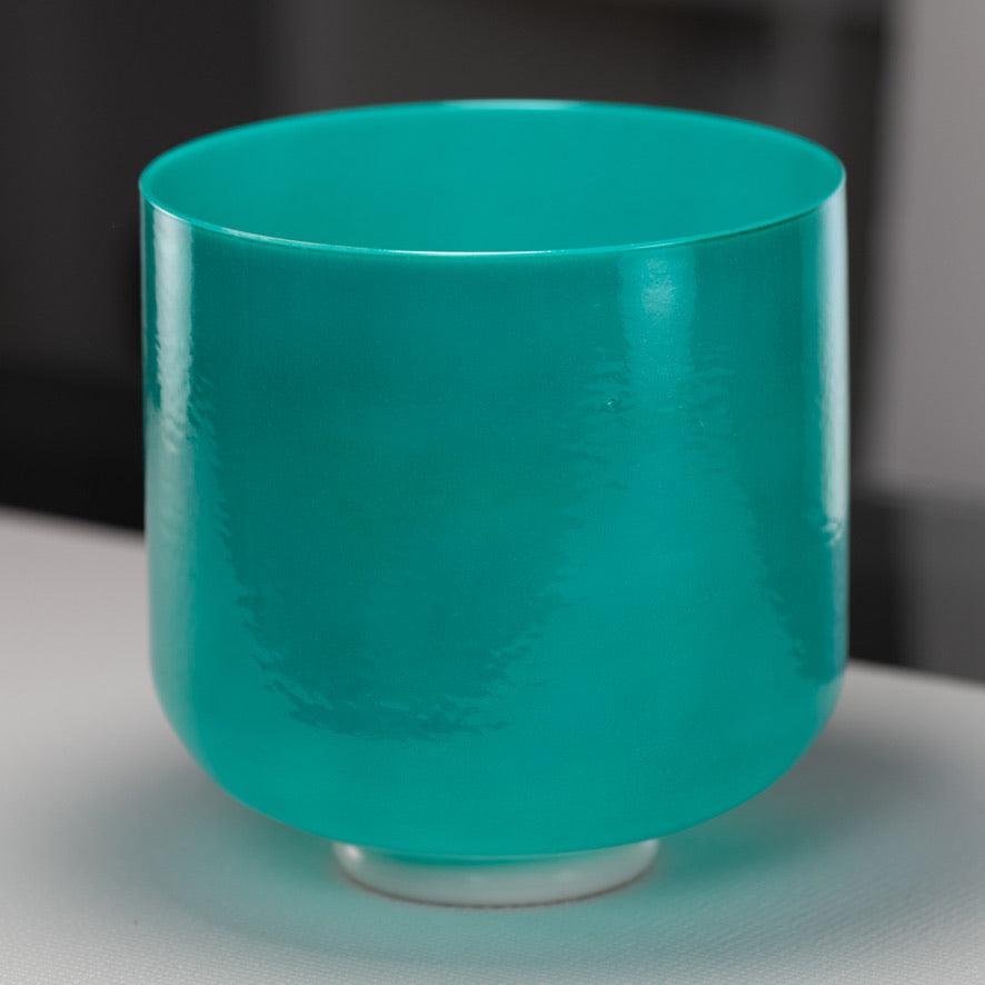 9" G#+37 Turquoise Tide Crystal Singing Bowl