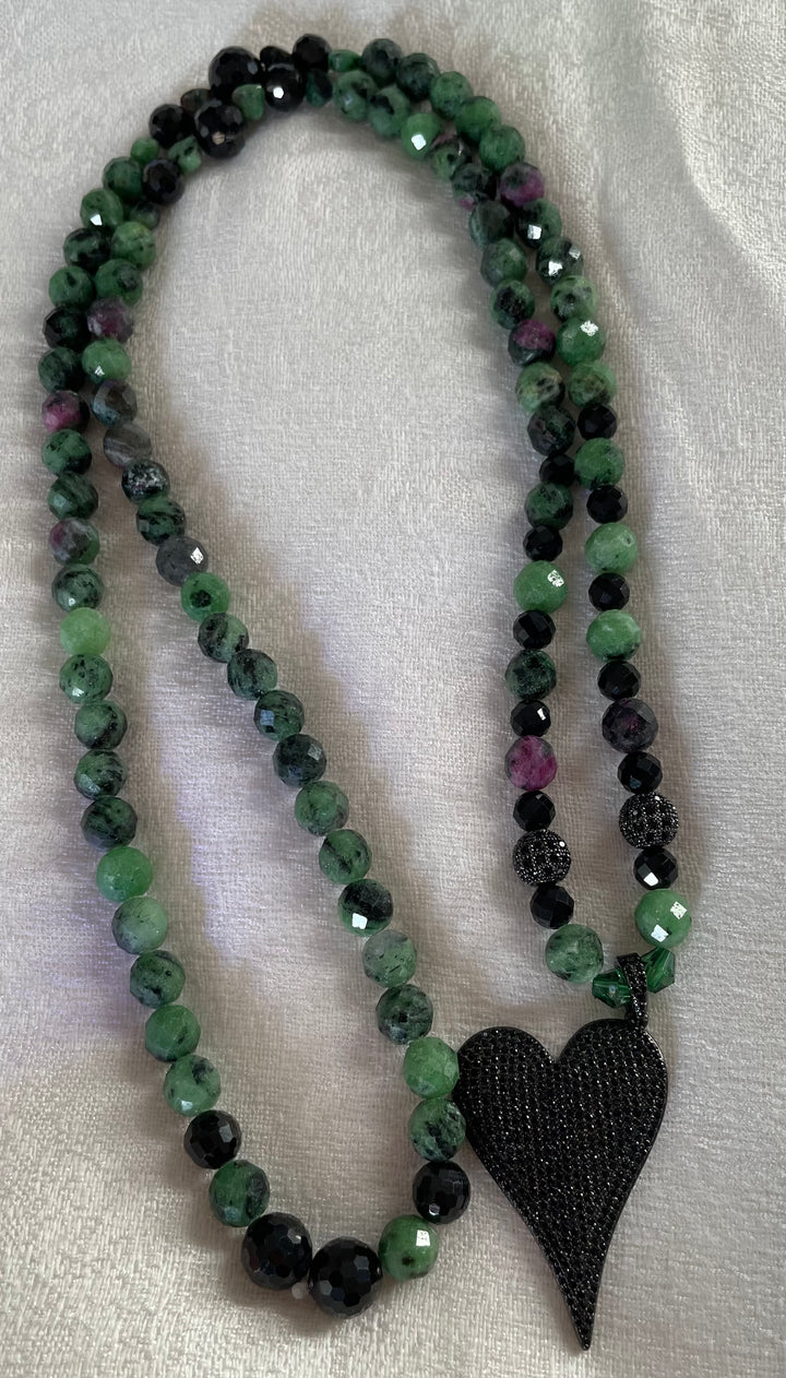Ruby Zoisite Mala
