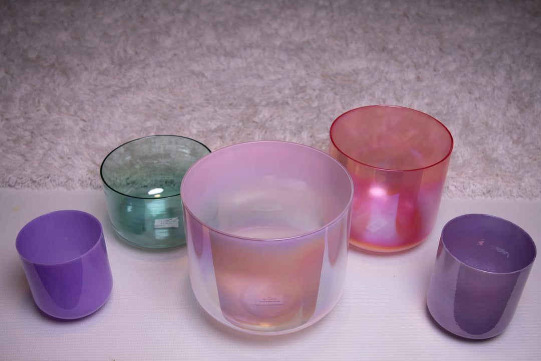 Inspire Crystal Singing Bowl Set from Sacred Singing Bowls