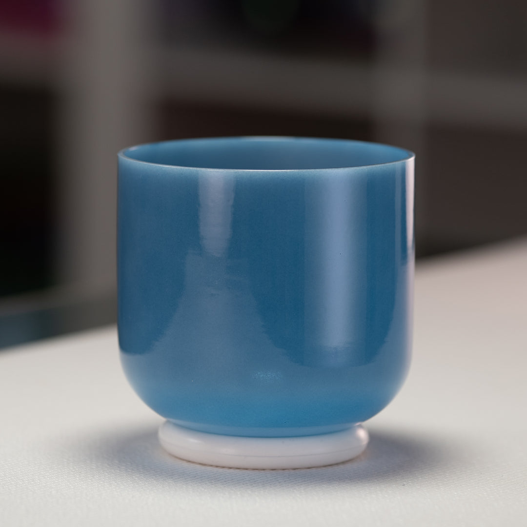 6" A#-8 Indigo Child Crystal Singing Bowl, Perfect Pitch