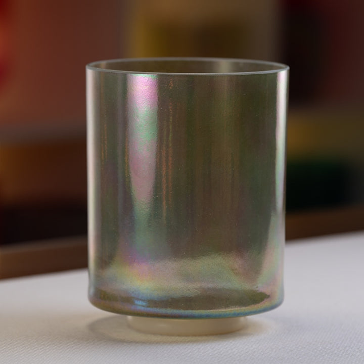 7" D#-45 Andara Platinum Tall, Crystal Tones™