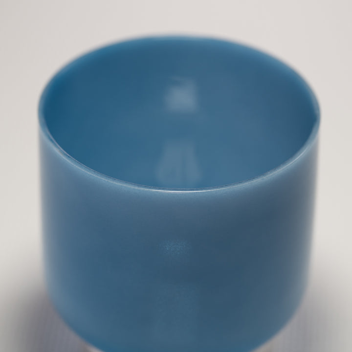 6" A#-8 Indigo Child Crystal Singing Bowl, Perfect Pitch
