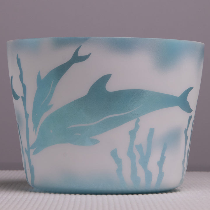 7" A#-50 Dolphin etched Ocean Gold, Crystal Tones™