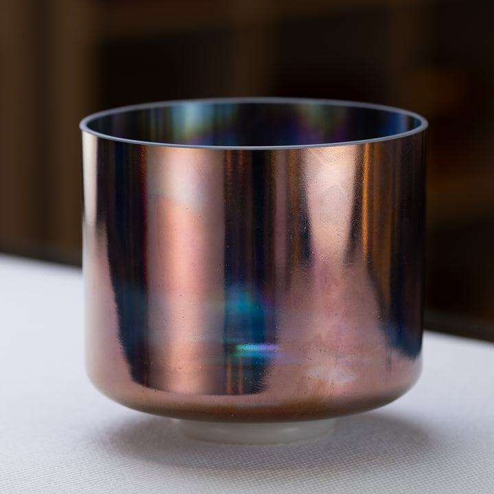 Crystal Tones Alchemy Bowl: Tibetan Quartz Copper & Platinum