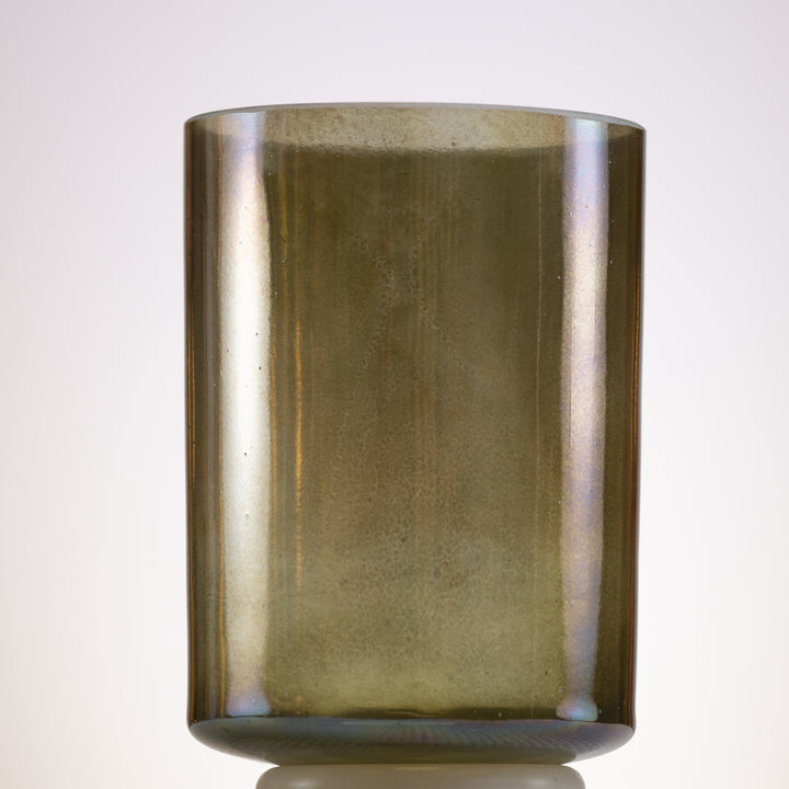 6" G-45 Emerald Sage Aura Gold Tall, Crystal Tones™