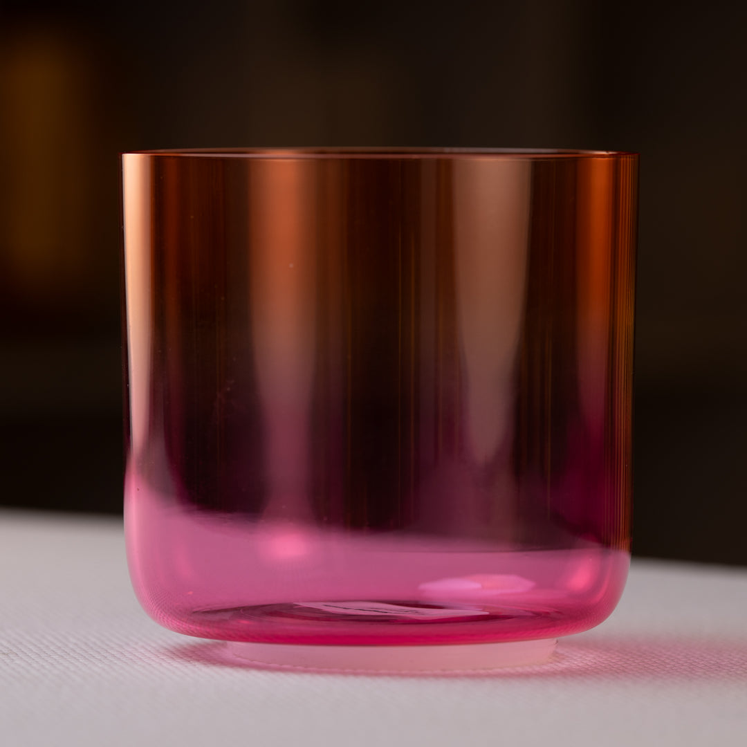 5.5" B-25 Harmonic Sunrise Crystal Singing Bowl