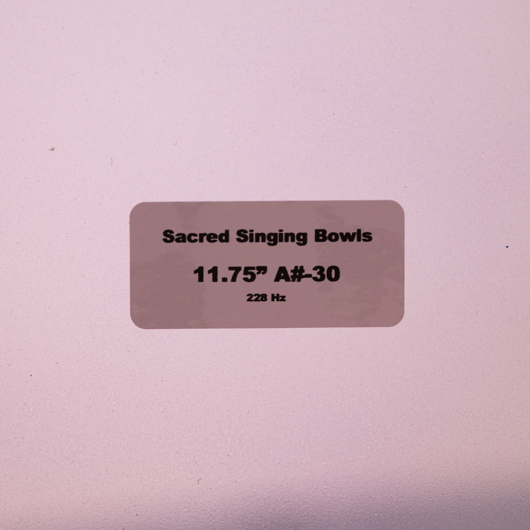 11.75" A#-30 Sunset Bloom Crystal Symphony Bowl