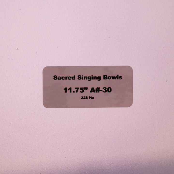 11.75" A#-30 Sunset Bloom Crystal Symphony Bowl