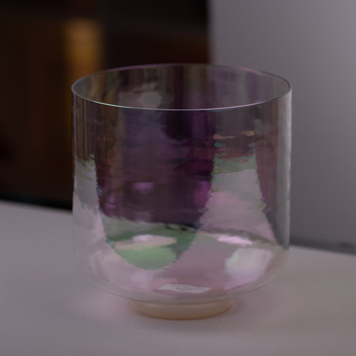 9" F#-21 Prismatic Crystal Singing Bowl