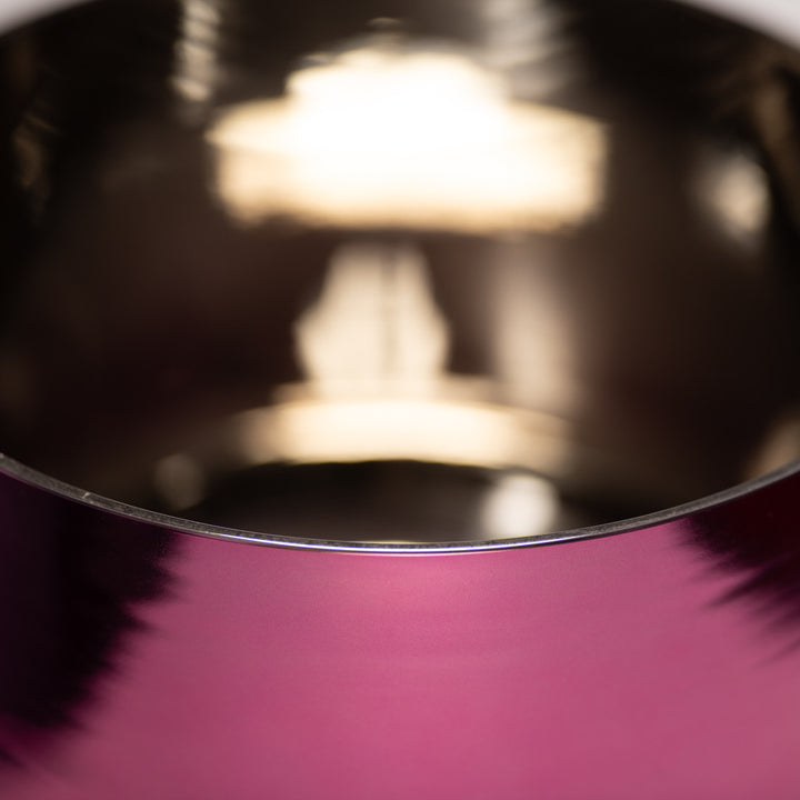 11" F#-10 Radiant Rose Crystal Singing Bowl, Perfect Pitch