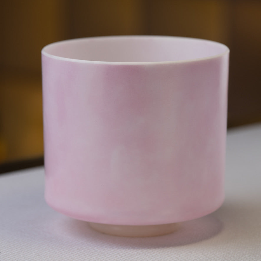 Pink Ocean Gold Morph Alchemy Bowl made by Crystal Tones