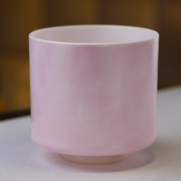 Pink Ocean Gold Morph Alchemy Bowl made by Crystal Tones