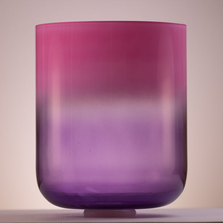 12” E+30 Blossoming Heart Crystal Symphony Bowl, Tall