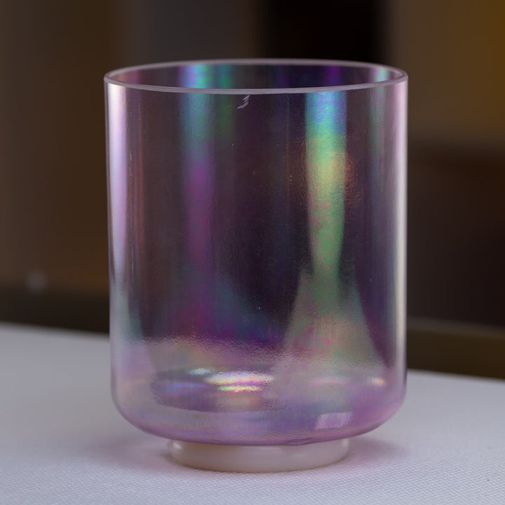7" D+35 Apophyllite Saint Germain Aura Tall, Crystal Tones™