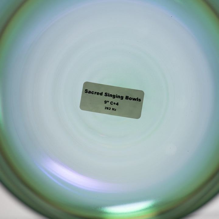 9" C+4 Earth Magic Crystal Singing Bowl, Perfect Pitch