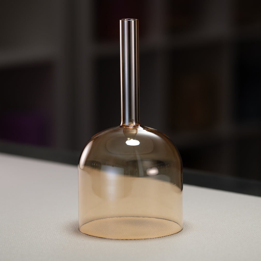 6" F+14 Morning Sun Handheld Crystal Singing Bowl