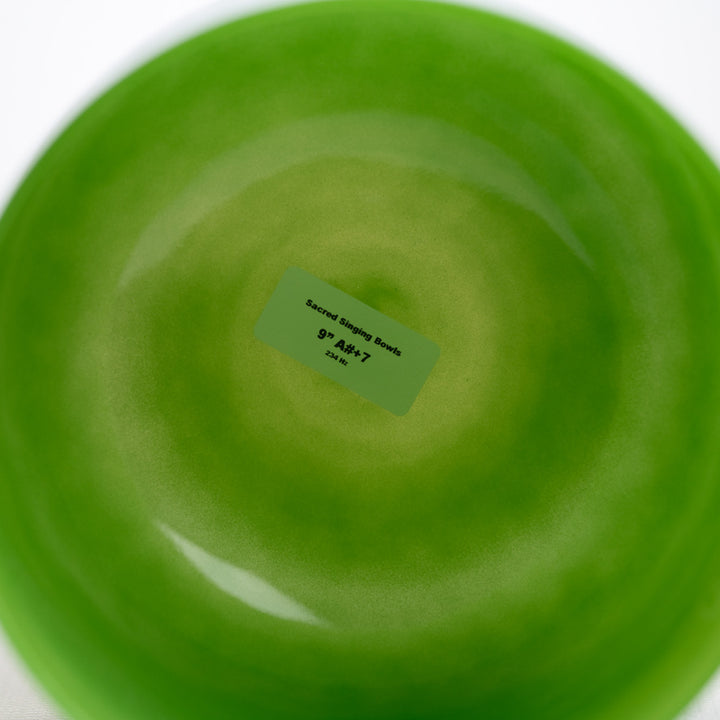 9" A#+7 Forest Fairy Singing Bowl with Flower of Life