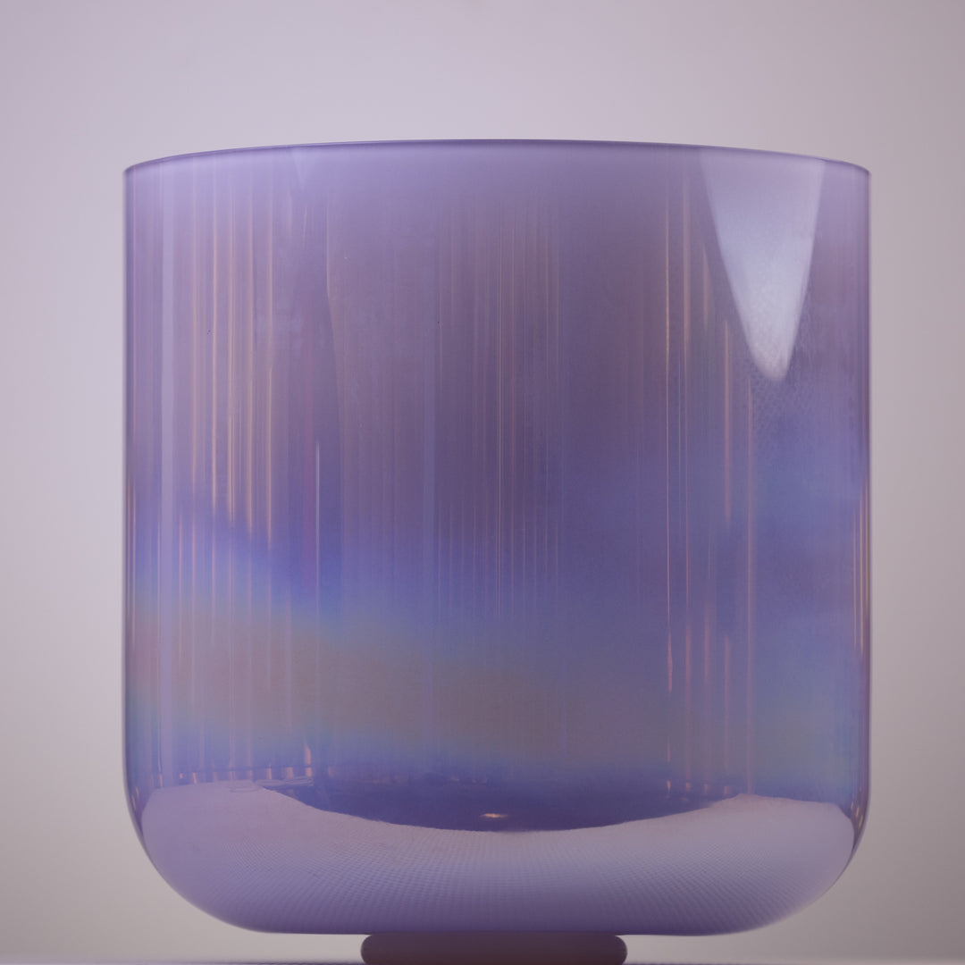 14.25" D-19 Lilac Blossom & Prismatic Sacred Symphony Bowl